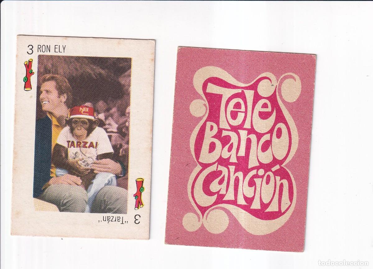 Coleccionismo cromos antiguos: TELE BANCO CANCION : SERIE ROJA : N&ordm; 3 DE BASTOS ; RON ELY