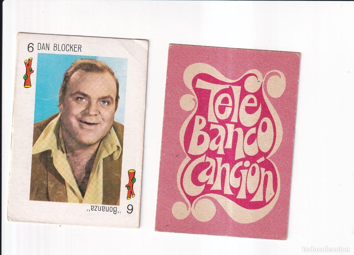 Coleccionismo cromos antiguos: TELE BANCO CANCION : SERIE ROJA : N&ordm; 6 DE BASTOS ; DAN BLOCKER