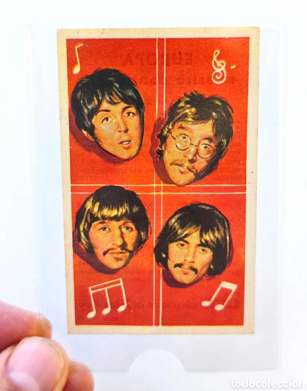 Coleccionismo cromos antiguos: THE BEATLES 1968 CHOCOLATES TORRAS CROMO 205