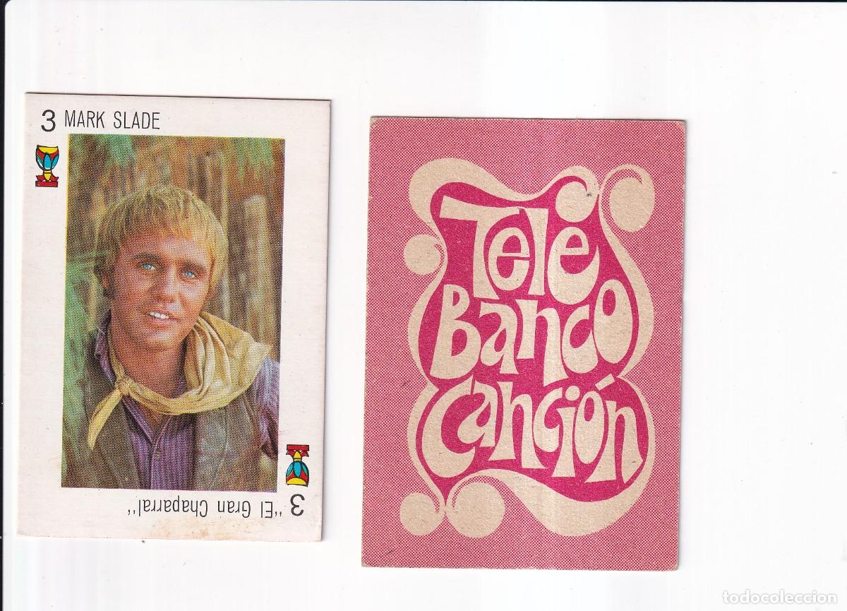Coleccionismo cromos antiguos: TELE BANCO CANCION : SERIE ROJA : N&ordm; 3 DE COPAS ; MARK SLADE