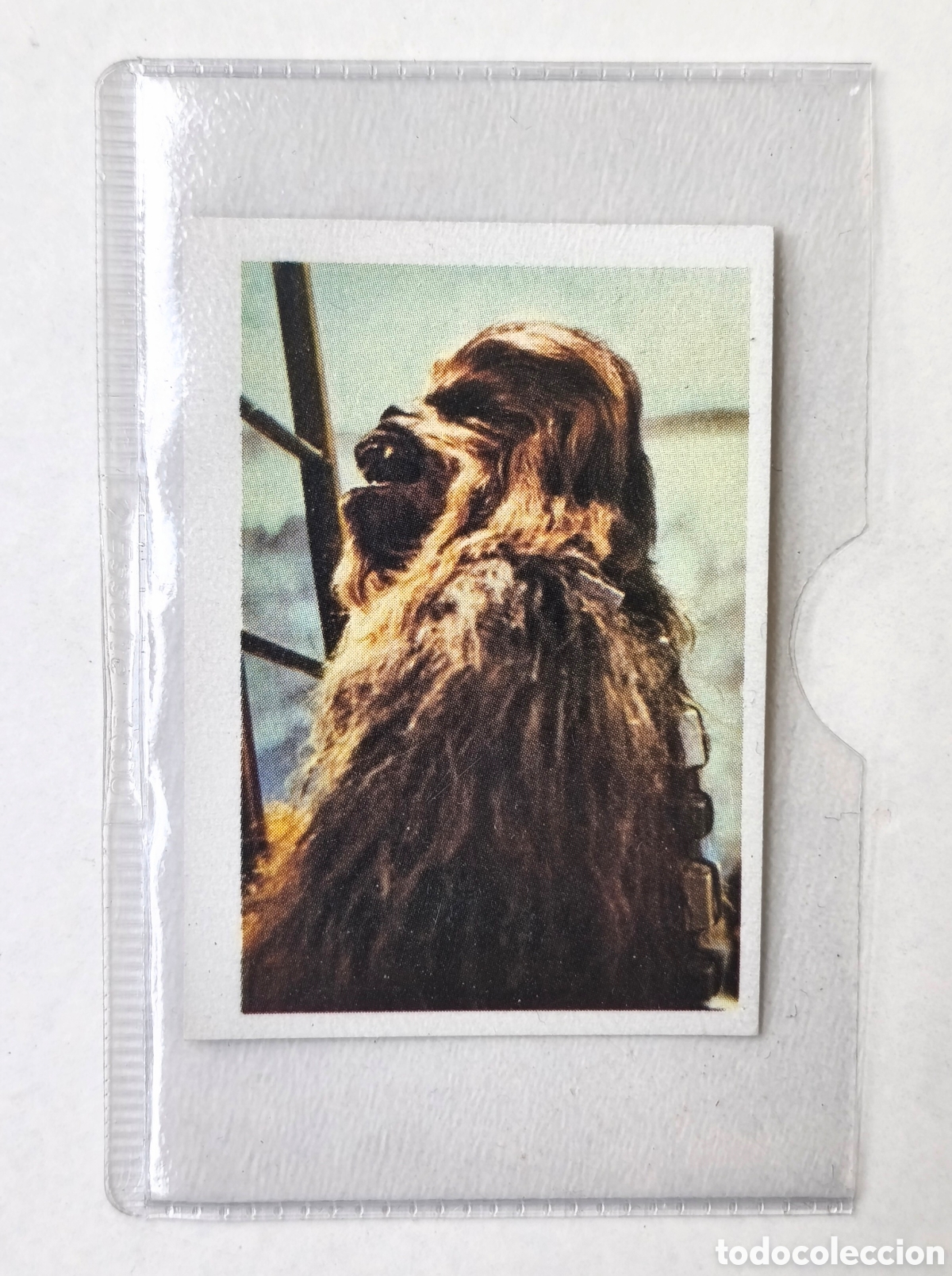 Coleccionismo cromos antiguos: CHEWBACCA 1980 STAR WARS LA GUERRA DE LAS GALAXIAS