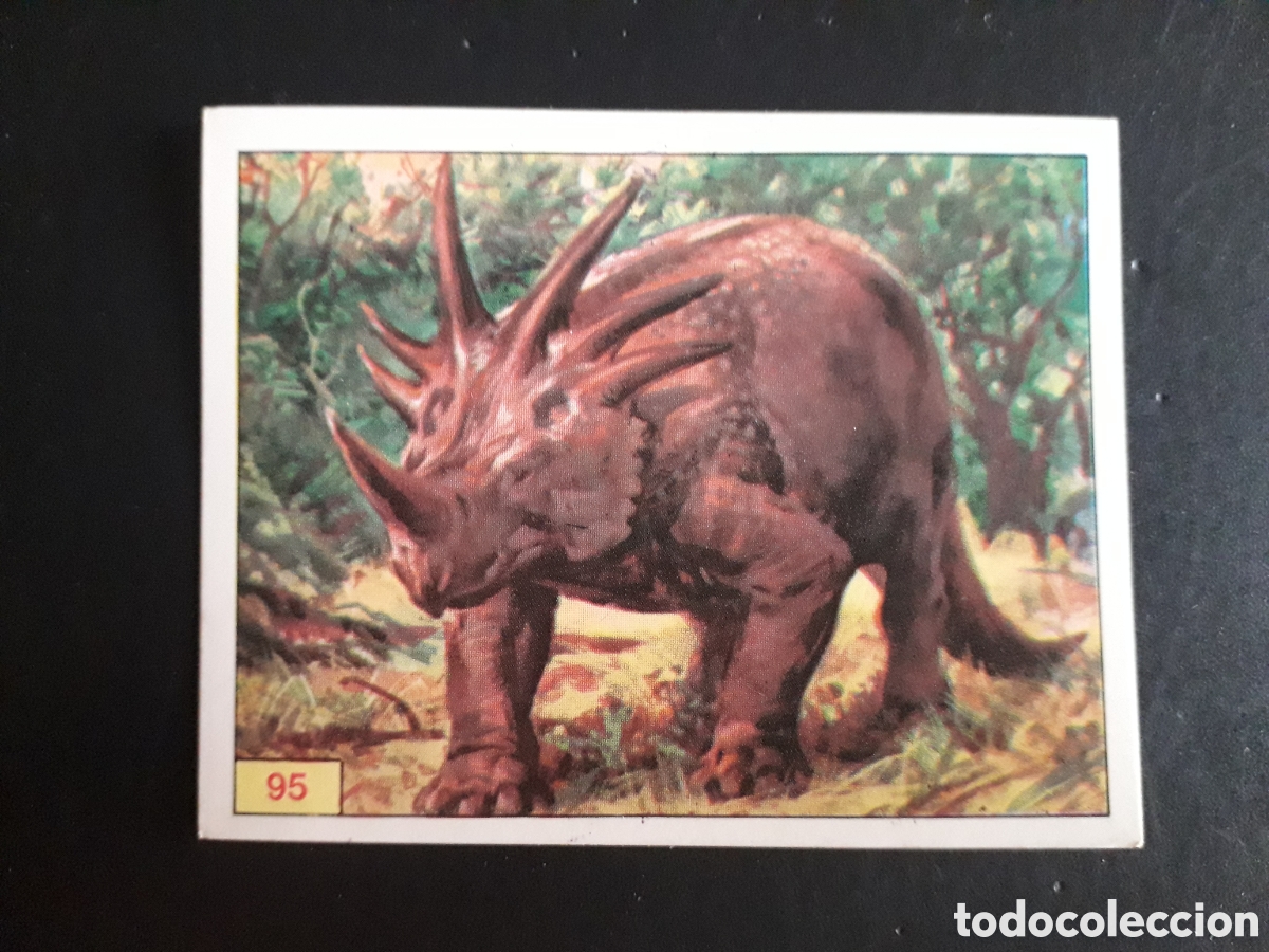 Coleccionismo cromos antiguos: DINOSAURS / DINOSAURIOS N&deg; 95 PANINI 1992 SIN PEGAR PEDIDO M&Iacute;NIMO 3&euro;