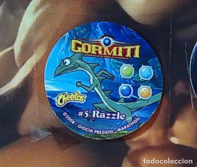 Coleccionismo cromos antiguos: matutano cheetos gormiti tazo pegatina peel superior n 5