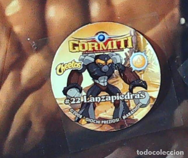 Coleccionismo cromos antiguos: matutano cheetos gormiti tazo pegatina peel superior n 22