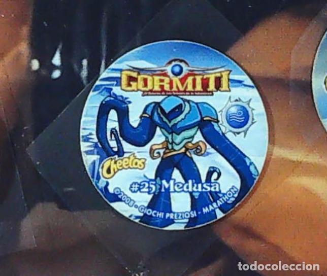 Coleccionismo cromos antiguos: matutano cheetos gormiti tazo pegatina peel superior n 25