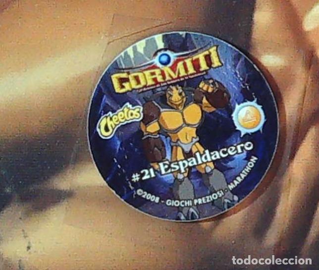 Coleccionismo cromos antiguos: matutano cheetos gormiti tazo pegatina peel superior n 21
