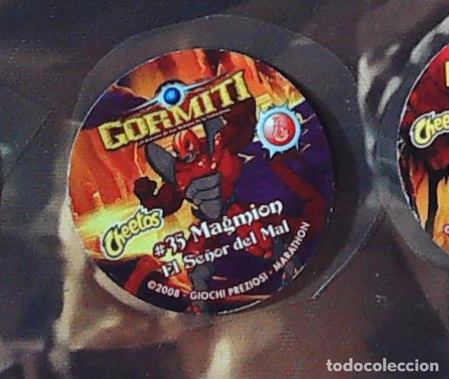 Coleccionismo cromos antiguos: matutano cheetos gormiti tazo pegatina peel superior n 35
