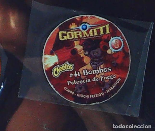 Coleccionismo cromos antiguos: matutano cheetos gormiti tazo pegatina peel superior n 41