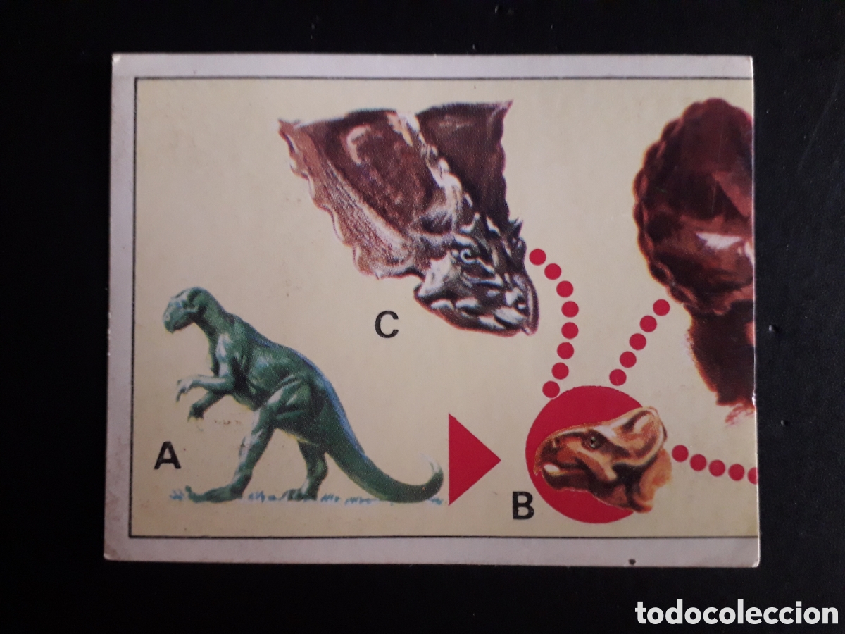 Collezionismo Figurine antiche: DINOSAURS / DINOSAURIOS N&deg; 100 PANINI 1992 SIN PEGAR PEDIDO M&Iacute;NIMO 3&euro;