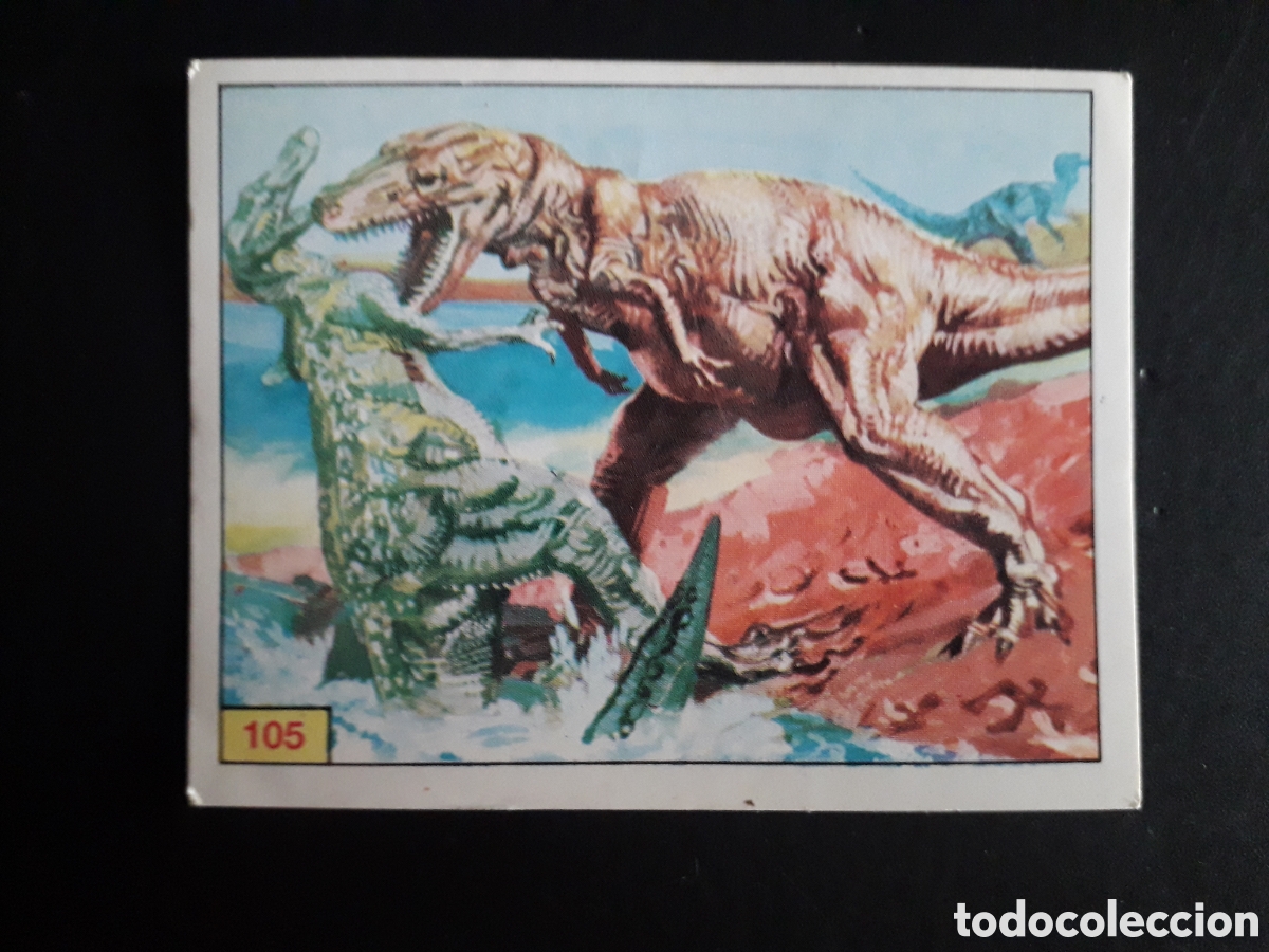 Collectionnisme Cartes &agrave; collectionner anciennes: DINOSAURS / DINOSAURIOS N&deg; 105 PANINI 1992 SIN PEGAR PEDIDO M&Iacute;NIMO 3&euro;