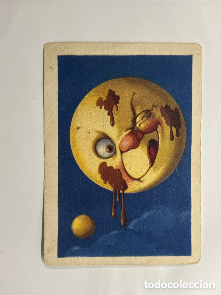 Coleccionismo cromos antiguos: GUADALAJARA F&aacute;brica de Chocolates y Tostadero de Caf&eacute;s Arriaca. Cromo LAS MANCHAS DE LA LUNA, XII