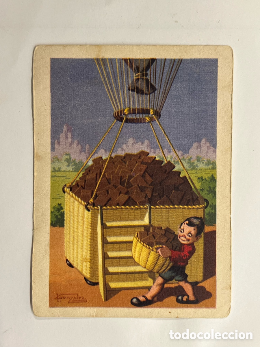 Coleccionismo cromos antiguos: GUADALAJARA F&aacute;brica de Chocolates y Tostadero de Caf&eacute;s Arriaca. Cromo LAS MANCHAS DE LA LUNA, X