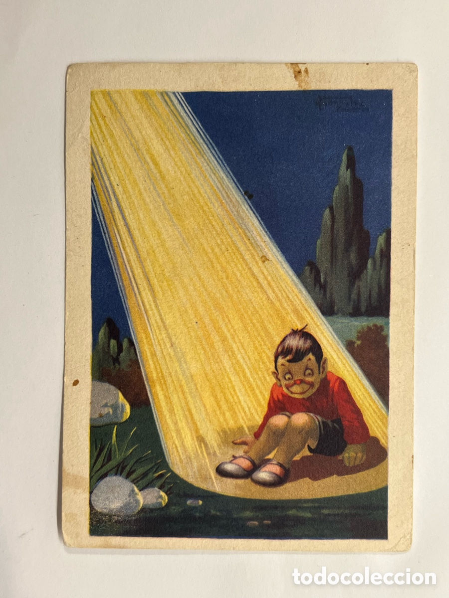 Coleccionismo cromos antiguos: GUADALAJARA F&aacute;brica de Chocolates y Tostadero de Caf&eacute;s Arriaca. Cromo LAS MANCHAS DE LA LUNA, IX