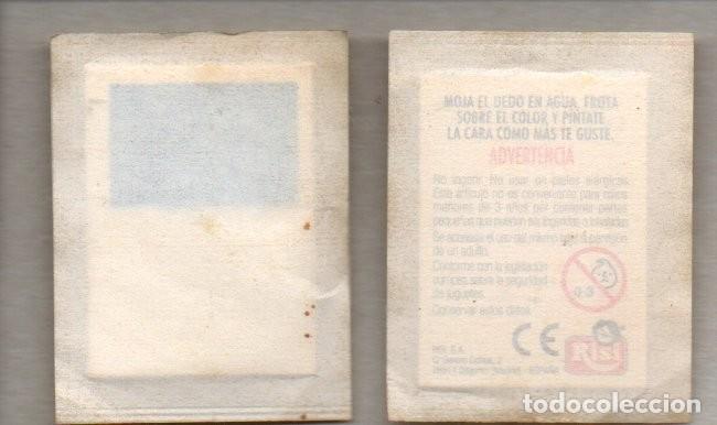 Coleccionismo cromos antiguos: ANTIGUO CROMO RISI - PINTURAS FACIALES. (AZUL Y BLANCO). SIN ABRIR