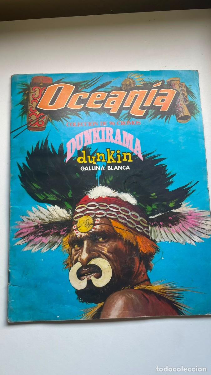 Coleccionismo cromos antiguos: &Aacute;lbum de cromos incompleto - OCEAN&Iacute;A - Dunkirama Dunkin / Gallina Blanca (Colecci&oacute;n de 96 cromos)