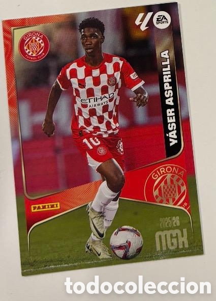 Coleccionismo cromos antiguos: YASER ASPRILLA GIRONA MGK Megacracks 25/26