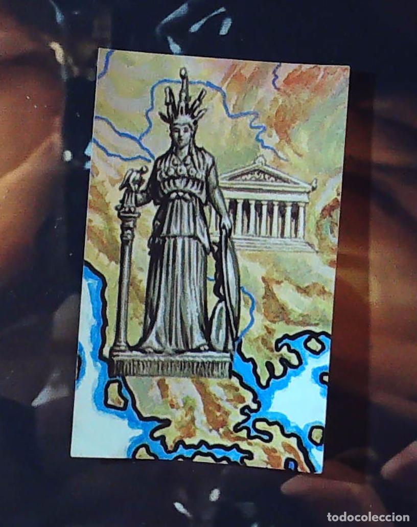 Coleccionismo cromos antiguos: atenea crisoelefantina atlas ilustrado bimbo 75 minerva