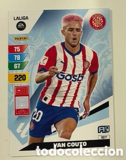 Coleccionismo cromos antiguos: 167 YAN COUTO GIRONA Panini Adrenalyn XL LaLiga 2023 2024