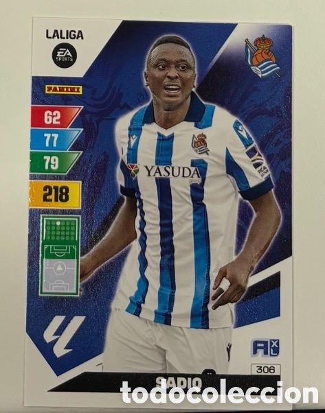 Coleccionismo cromos antiguos: 306 SADIQ REAL SOCIEDAD Panini Adrenalyn XL LaLiga 2023 2024