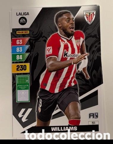 Coleccionismo cromos antiguos: 51 I&Ntilde;AKI WILLIAMS ATHLETIC CLUB Panini Adrenalyn XL LaLiga 2023 2024