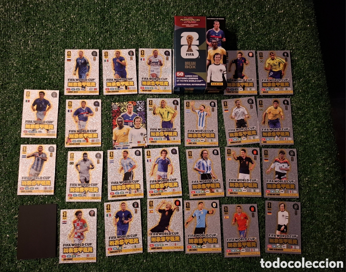Coleccionismo cromos antiguos: Dream box adrenalyn mundial 2026 master Messi