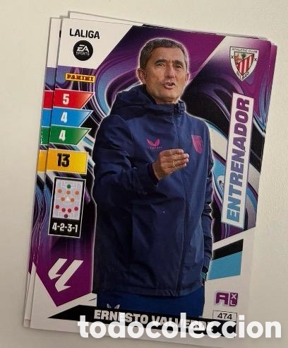 Coleccionismo cromos antiguos: 474 ERNESTO VALVERDE ATHLETIC CLUB Panini ENTRENADOR Adrenalyn XL LaLiga 2023 2024