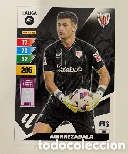 Coleccionismo cromos antiguos: 39 AGIRREZABALA ATHLETIC CLUB Panini Adrenalyn XL LaLiga 2023 2024