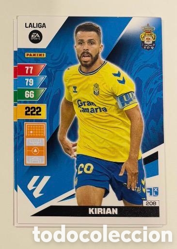 Coleccionismo cromos antiguos: 208 KIRIAN RODRIGUEZ UD LAS PALMAS Panini Adrenalyn XL LaLiga 2023 2024