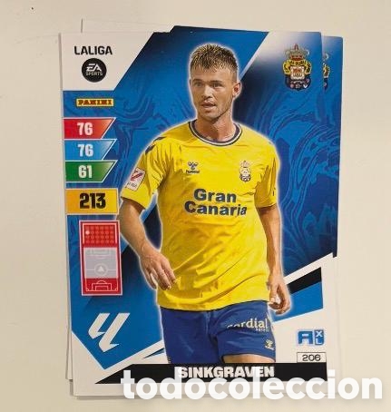 Coleccionismo cromos antiguos: 206 SINKGRAVEN UD LAS PALMAS Panini Adrenalyn XL LaLiga 2023 2024