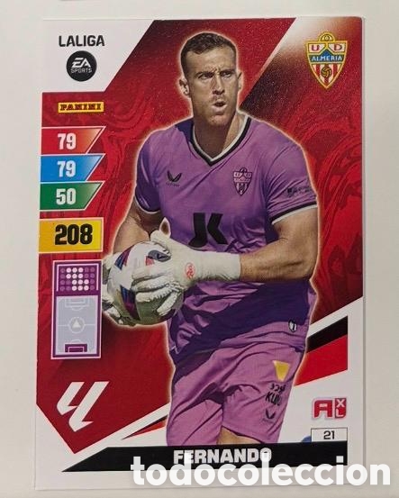 Coleccionismo cromos antiguos: 21 FERNANDO ALMERIA Panini Adrenalyn XL LaLiga 2023 2024