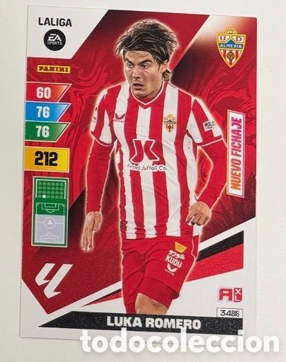 Coleccionismo cromos antiguos: 34 BIS LUKA ROMERO ALMERIA Panini Adrenalyn XL LaLiga 2023 2024