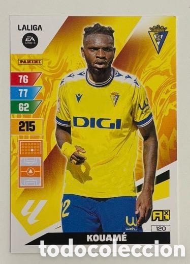 Coleccionismo cromos antiguos: 120 KOUAME CADIZ Panini Adrenalyn XL LaLiga 2023 2024