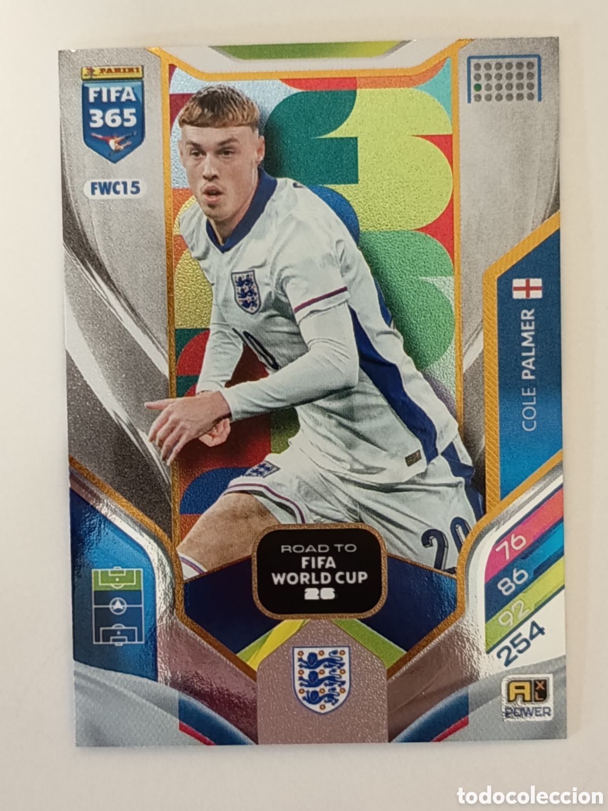 Coleccionismo cromos antiguos: FWC15 Cole Palmer adrenalyn FIFA 365 2025-2026