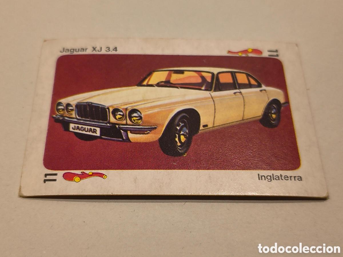 Coleccionismo cromos antiguos: TELE MOTOR EDICIONES ESTE JAGUAR XJ 3.4 11 DE BASTOS