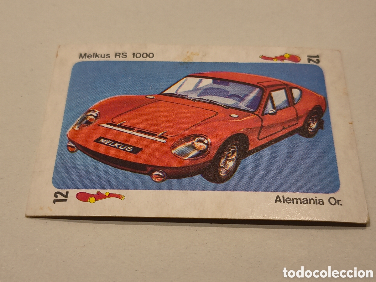 Coleccionismo cromos antiguos: TELE MOTOR EDICIONES ESTE MELKUS RS 1000 12 DE BASTOS