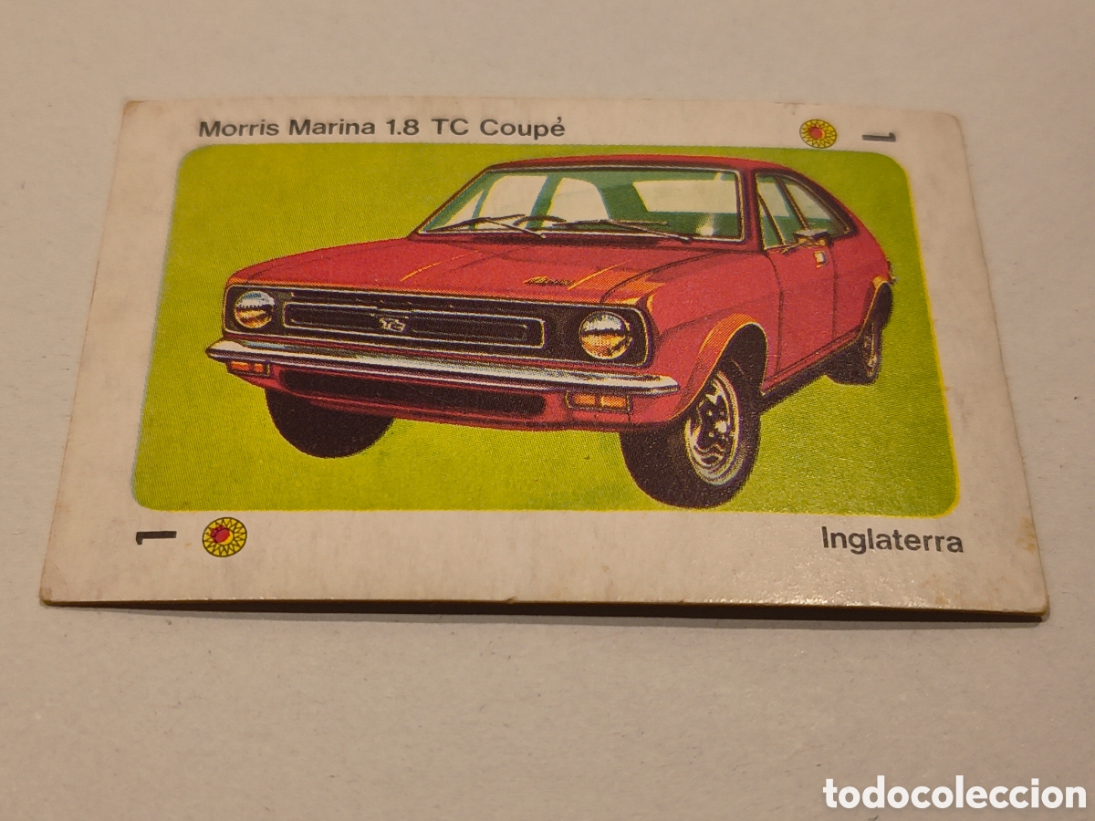 Coleccionismo cromos antiguos: TELE MOTOR EDICIONES ESTE MORRIS MARINA 1.8 TC COUPE 1 DE OROS