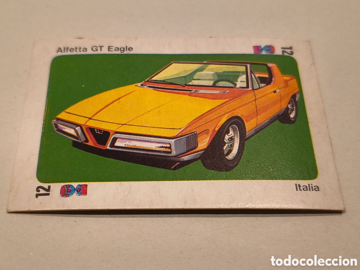 Coleccionismo cromos antiguos: TELE MOTOR EDICIONES ESTE ALFETTA GT EAGLE 12 DE COPAS