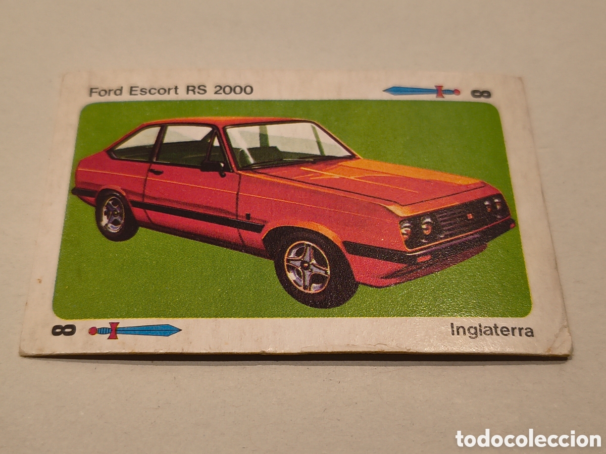 Coleccionismo cromos antiguos: TELE MOTOR EDICIONES ESTE FORD ESCORT RS 2000 8 DE ESPADAS