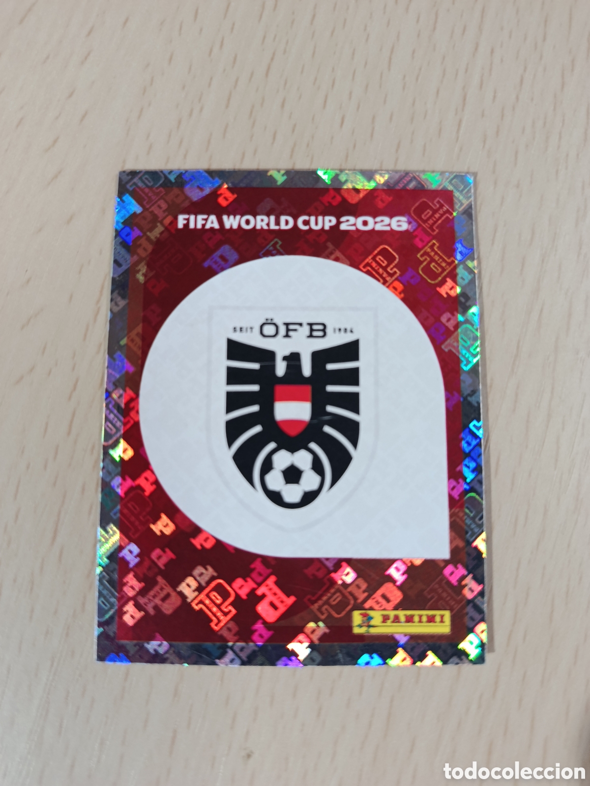 Collectable Antique Stickers: ESCUDO AUSTRIA AUT 1 FIFA WORLD CUP 26 2026 MUNDIAL 26 2026 PANINI