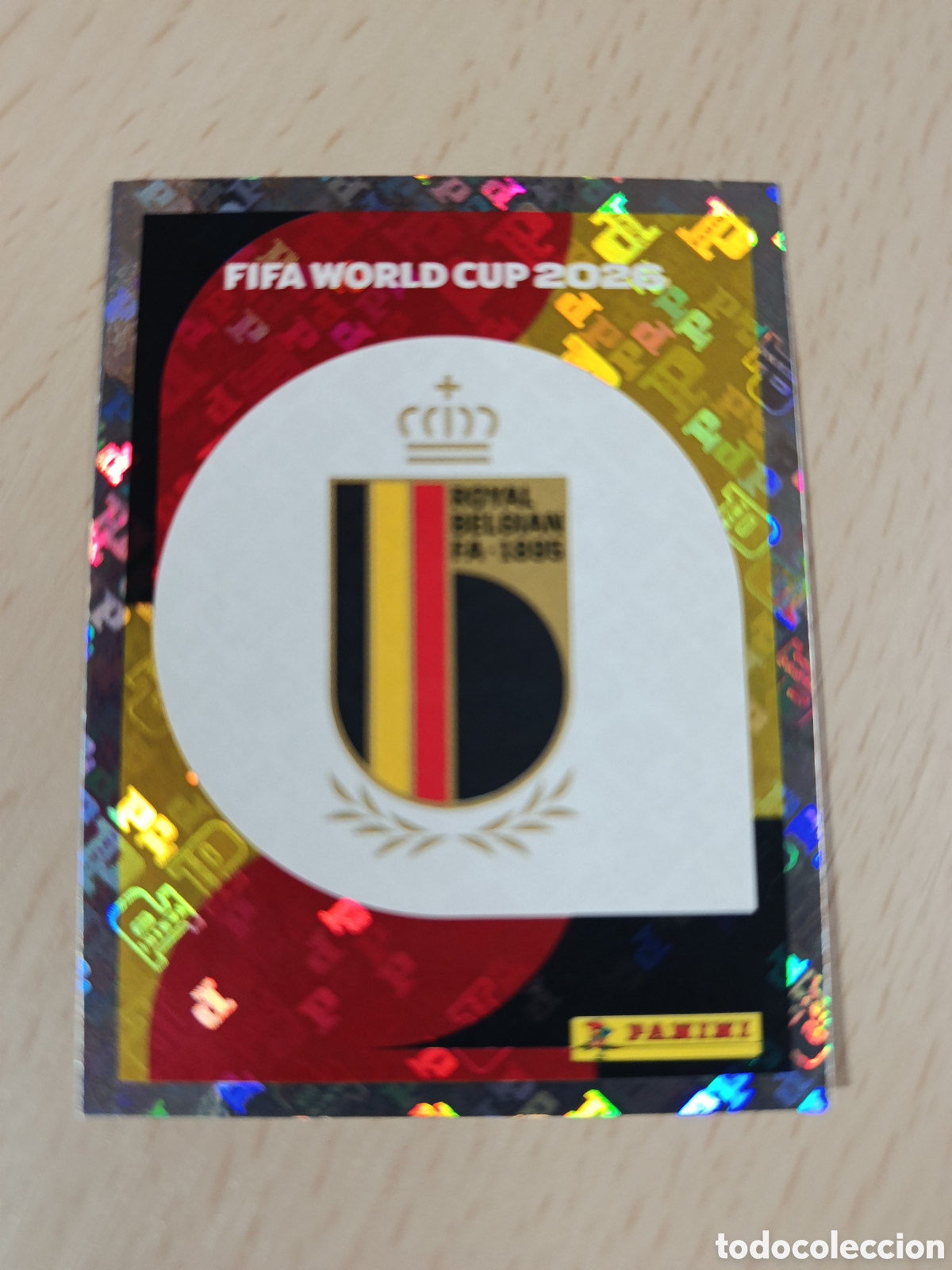 Collectable Antique Stickers: ESCUDO BELGICA BEL 1 FIFA WORLD CUP 26 2026 MUNDIAL 26 2026 PANINI
