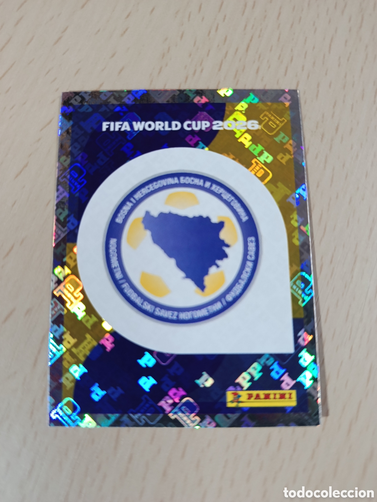 Collectable Antique Stickers: ESCUDO BOSNIA HERZEGOVINA BIH 1 FIFA WORLD CUP 26 2026 MUNDIAL 26 2026 PANINI