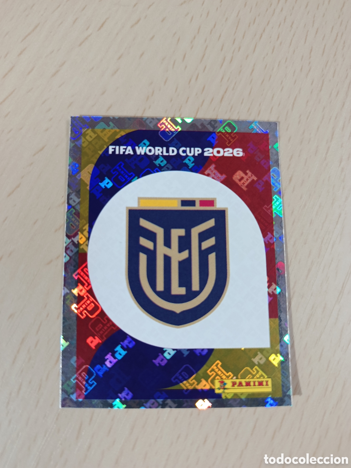 Collezionismo Figurine antiche: ESCUDO ECUADOR ECU 1 FIFA WORLD CUP 26 2026 MUNDIAL 26 2026 PANINI