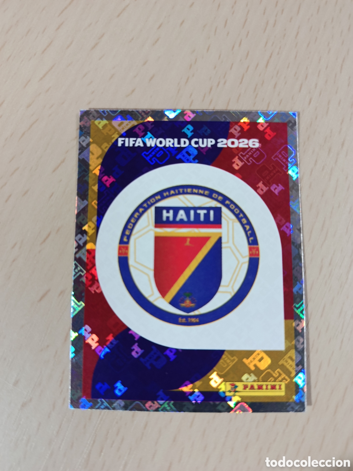 Collezionismo Figurine antiche: ESCUDO HAITI HAI 1 FIFA WORLD CUP 26 2026 MUNDIAL 26 2026 PANINI