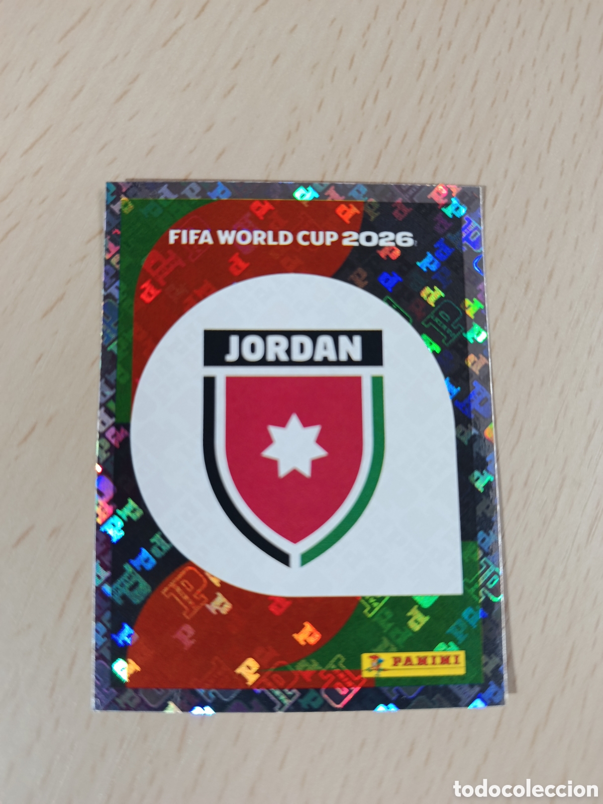 Collezionismo Figurine antiche: ESCUDO JORDANIA JOR 1 FIFA WORLD CUP 26 2026 MUNDIAL 26 2026 PANINI