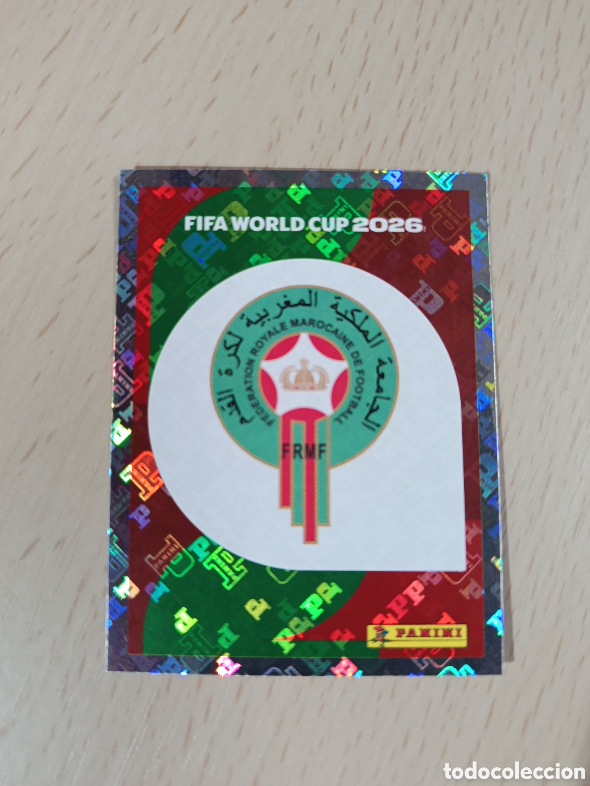 Collezionismo Figurine antiche: ESCUDO MARRUECOS MAR 1 FIFA WORLD CUP 26 2026 MUNDIAL 26 2026 PANINI