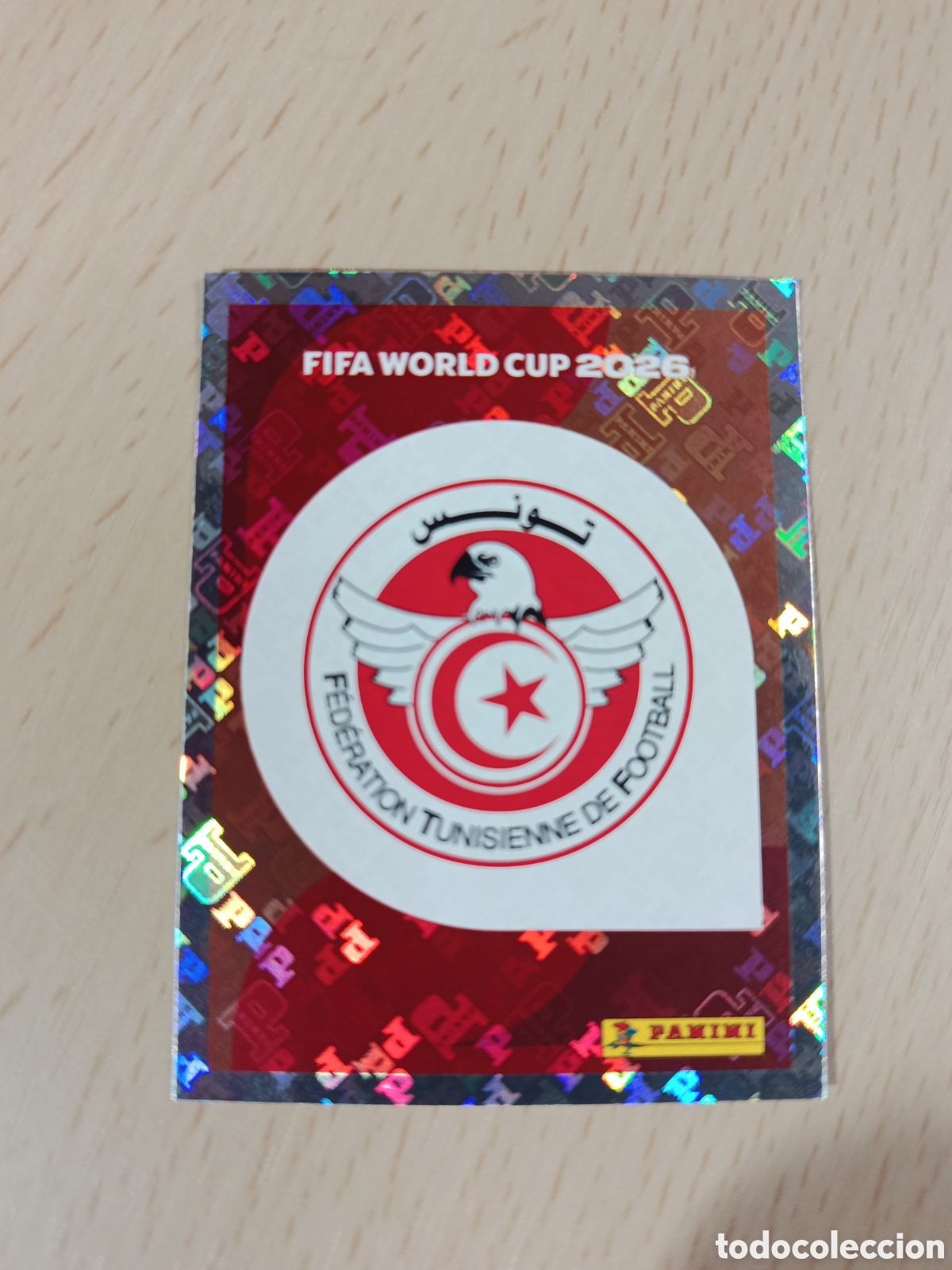 Sammeln alte Sammelbilder: ESCUDO TUNEZ TUN 1 FIFA WORLD CUP 26 2026 MUNDIAL 26 2026 PANINI