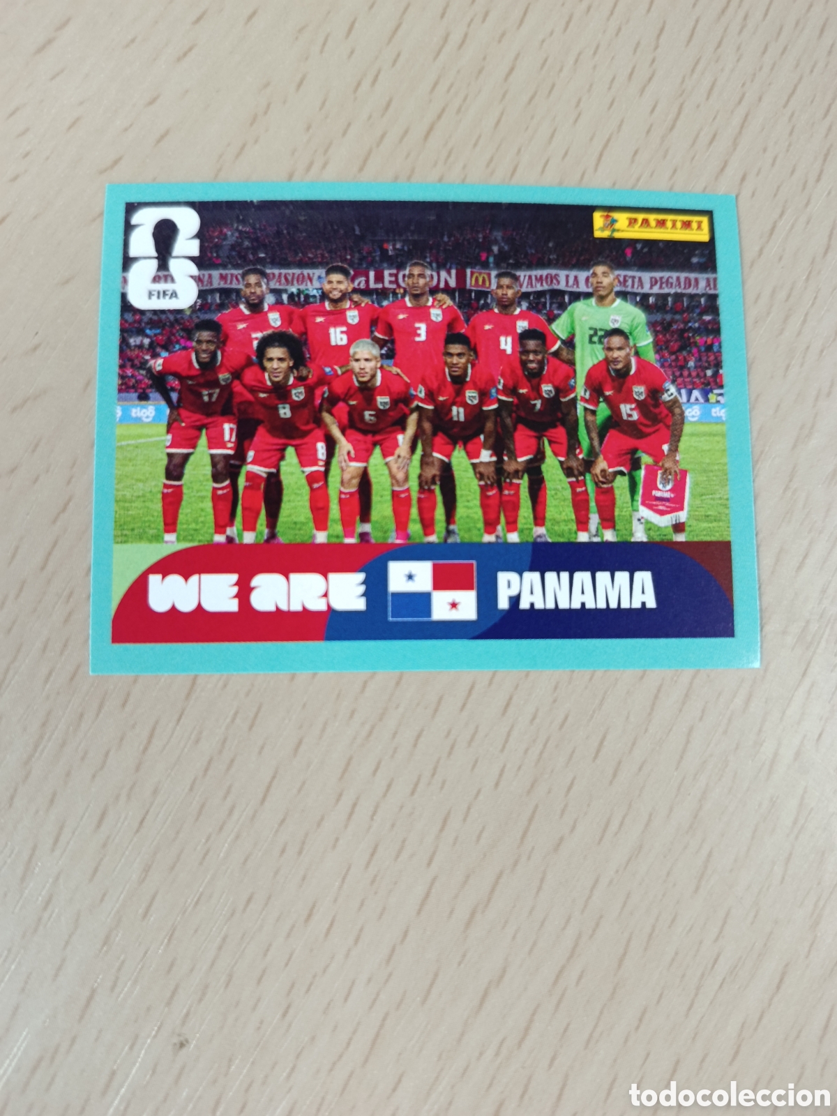 Collectable Antique Stickers: SELECION EQUIPO PANAMA PAN 13 FIFA WORLD CUP 26 2026 MUNDIAL 26 2026 PANINI