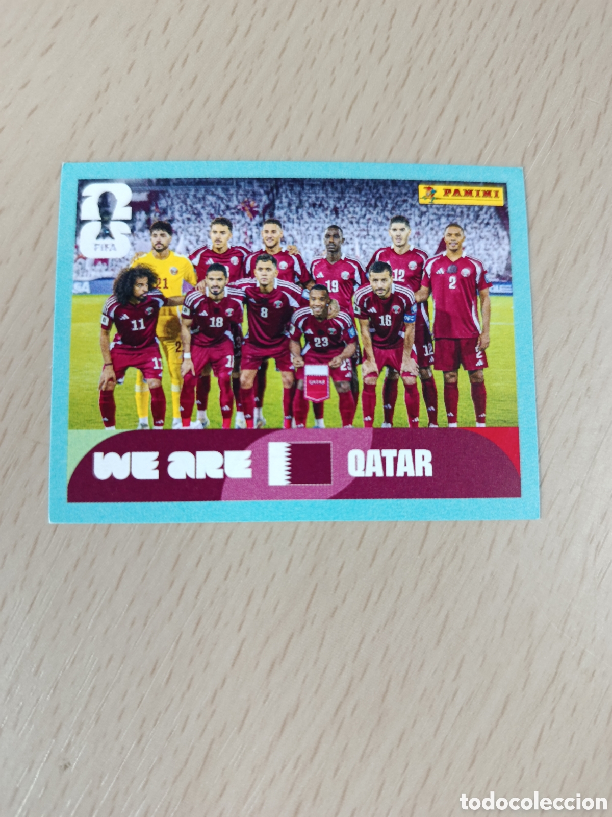 Collectable Antique Stickers: SELECION EQUIPO QATAR QAT 13 FIFA WORLD CUP 26 2026 MUNDIAL 26 2026 PANINI