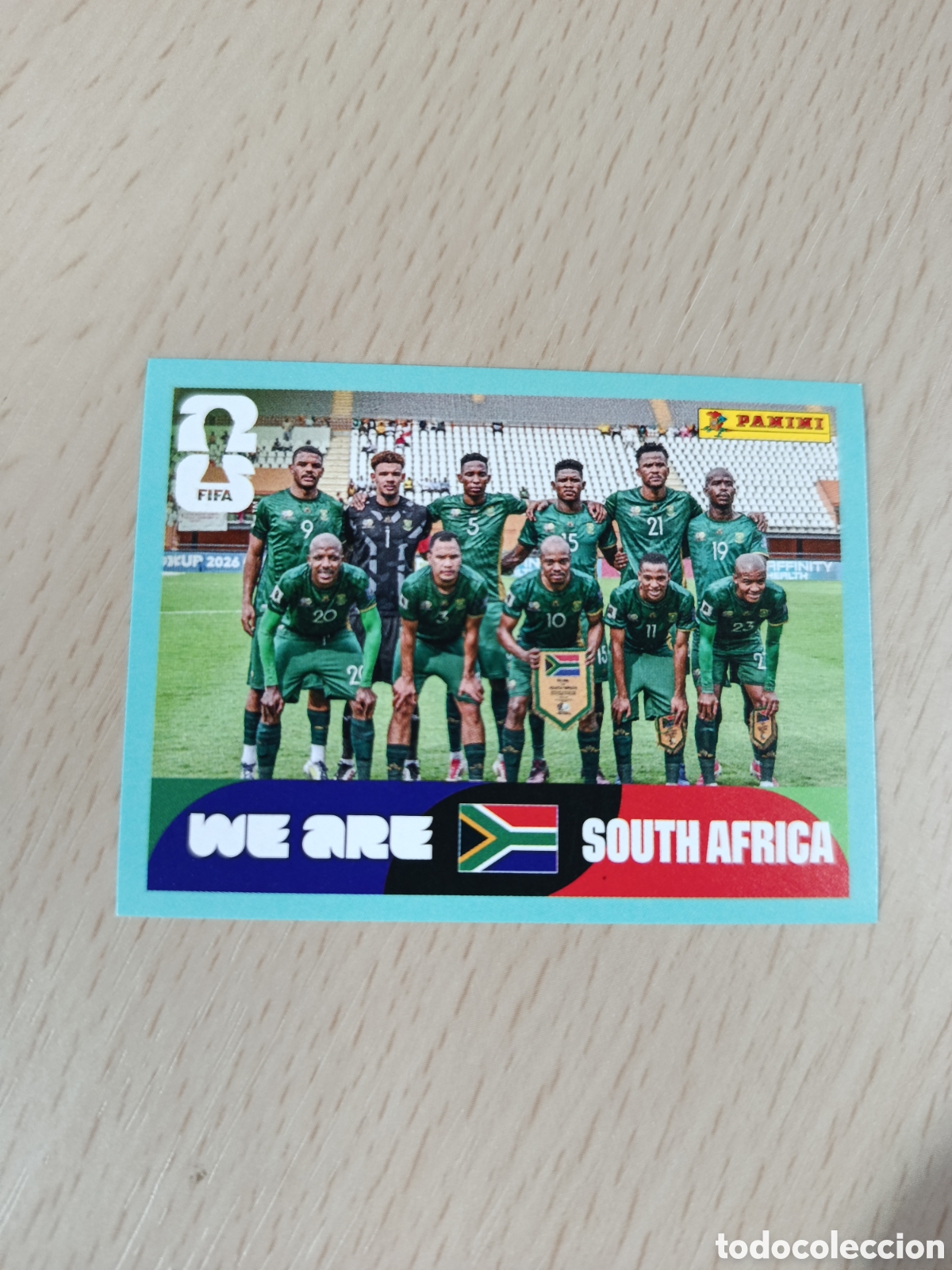 Coleccionismo cromos antiguos: SELECION EQUIPO SUDAFRICA RSA 13 FIFA WORLD CUP 26 2026 MUNDIAL 26 2026 PANINI