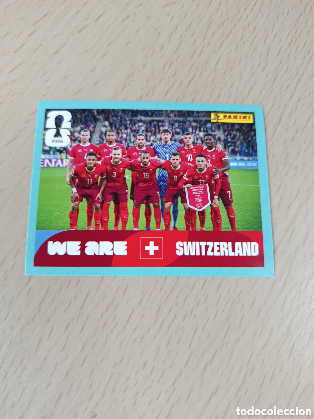 Coleccionismo cromos antiguos: SELECION EQUIPO SUIZA SUI 13 FIFA WORLD CUP 26 2026 MUNDIAL 26 2026 PANINI